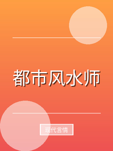 都市风水师小说封面