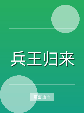 兵王归来小说封面