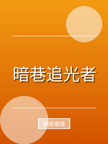 暗巷追光者小说封面