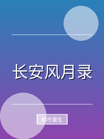 长安风月录小说封面