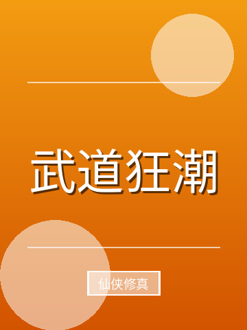 武道狂潮小说封面